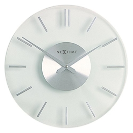 NeXtime 2632 Wall Clock, Stripe, 31 cm, glass - 1