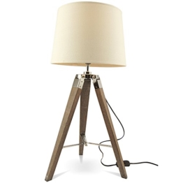 MOJO® Tischlampe Tripod Lampe Dreifuss Urban Cool Design Höhe ca. 65cm mq-l36 - 1