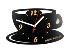 Moderne Küche Wanduhr Sehr leise Tasse Geschirr Dekorative 30 cm Frei Becherhalter - 1