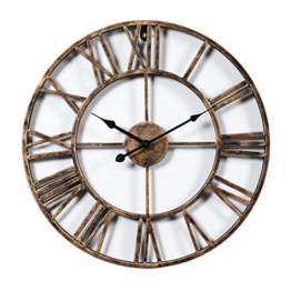 Vintage Wanduhr, LoKauf Metall Wanduhr Vintage Lautlos Wall Clock - 1