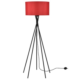 [lux.pro] Stehleuchte - Red Mikado - (1 x E27 Sockel)(155 cm x Ø 48 cm) Stehlampe Fußbodenlampe Zimmerlampe Wohnzimmerlampe - 1